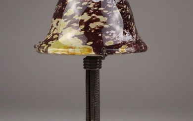 Art Nouveau - Lampe de table - Edgar Brand - dans le pied, signature en...