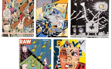 Art Spiegelman's RAW 4-7 & Read Yourself RAW * Lot of 6