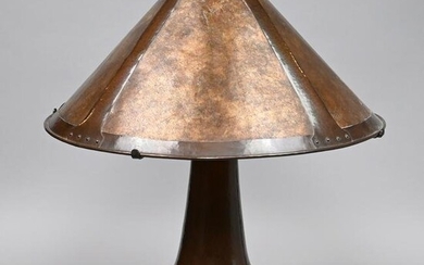 Arts & Crafts Copper Lamp
