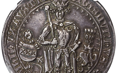 Austria: , Tyrol. Archduke Sigismund Guldiner 1486 AU53 NGC,...