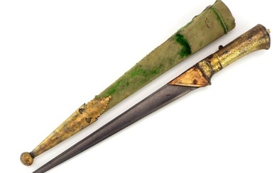 Awesome Mughal India early 19 century kard in its sheath