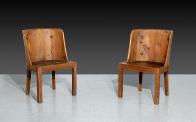 Axel Einar HJORTH 1888-1959 Paire de chaises