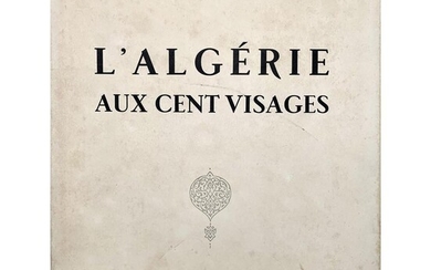 BOVIS (Marcel). "L'Algérie aux cent visages", Paris, Arts et métiers graphiques, 1955. In-folio en ff. sous chemise rempliée...