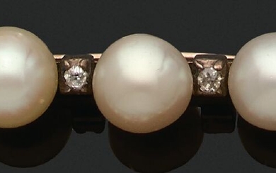 BROCHE «PERLES FINES» Diamants, perles supposées... - Lot 13 - Aguttes