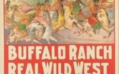 BUFFALO RANCH REAL WILD WEST POSTER