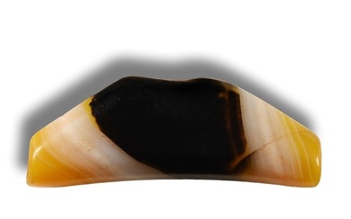 Bactrian Banded Agate Stone Pendant
