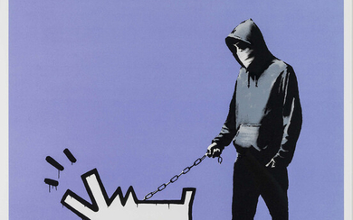 Banksy (b.1974) Choose Your Weapon (Bright Purple)
