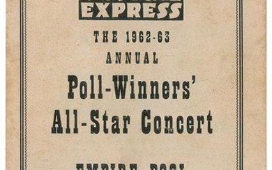 Beatles 1963 NME Awards Program