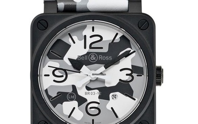 Bell & Ross BR 03-92 Ceramic BR0392-CG-CE/SCA - Instruments BR 03-92 Grey and White Dial Limited