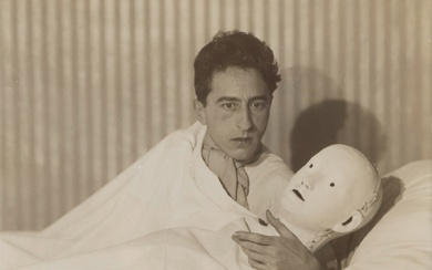 Berenice Abbott Jean Cocteau with Mask