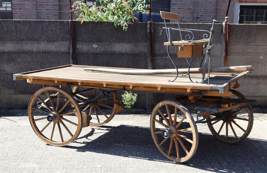 (-), Farmer's cart, 305 cm long, 145 cm...