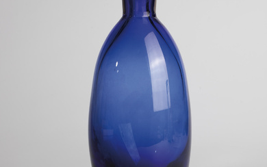 Bottle vase ''Sommerso'' Flavio Poli (design), Seguso Vetri d'Arte, Murano, c. 1...
