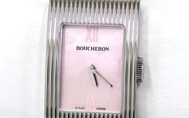 Boucheron Reflet WA009418 Pink Shell Quartz Ladies Watch Pre-Owned