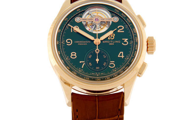 Breitling - a limited edition Premier B21 Chronograph Tourbillon 42 watch, 42mm.