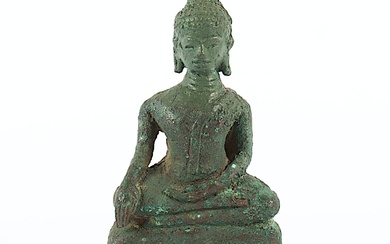 Buddha Shakyamuni, Bronze, Thailand, 16./17.Jh.