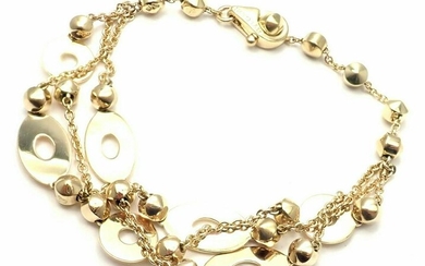 Bvlgari Bulgari 18k Yellow Gold Link Chain Bracelet