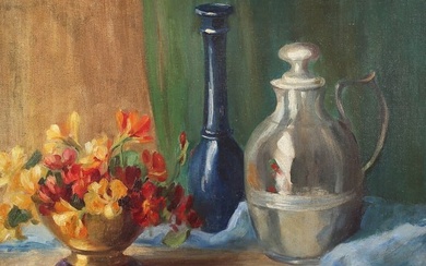 C. P. Chipley (Am. 20th Cent.), Still Life, 1930, oil on canvasboard