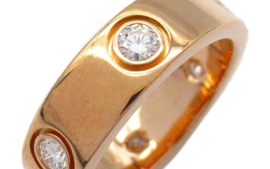 CARTIER Love Diamond Ring 150th Anniversary Limited #50 US#5.25 18K Rose Gold