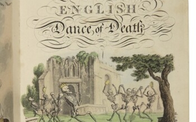[COMBE, WILLIAM] — THOMAS ROWLANDSON [ILLUSTRATOR] | The English Dance of Death. London: J. Diggens at R. Ackermann’s Repository of Arts, 1815, 1816