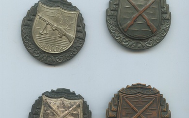 CZECHOSLOVAKIA Lot of 4 badges