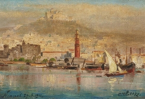 Carl Wuttke, A View of Naples
