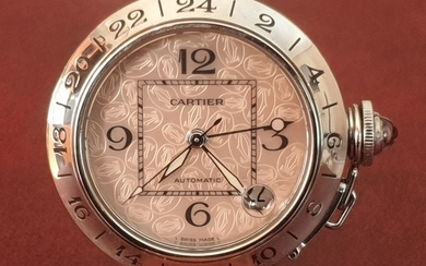 Cartier - Pasha 2377 Automatic "Pink mother of pearl Dial" - Unisex - 2000-2010
