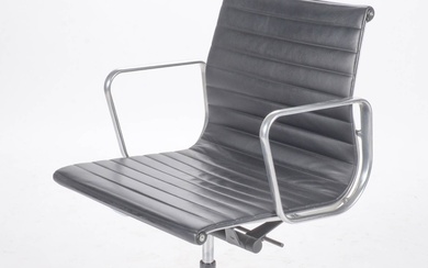 Charles Eames. Office chair, model EA-117, leather