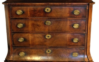 Chest of drawers with 4 drawers. - Louis XVI - Mahogany on oak - 18th century