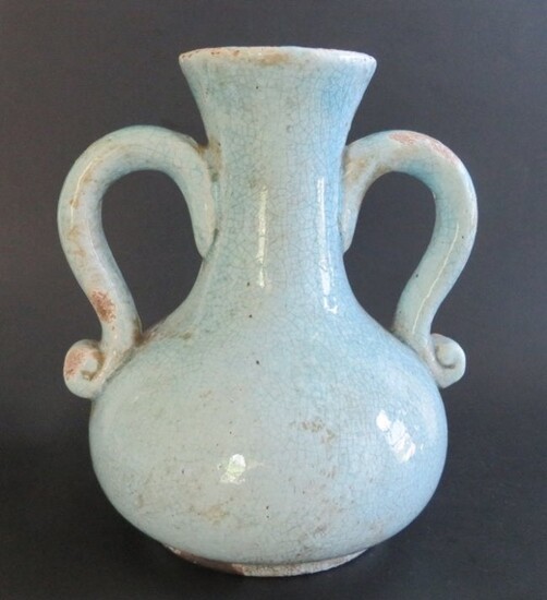 Chinese Celadon Glaze Pottery Vase