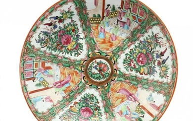Chinese Export Rose Medallion Charger