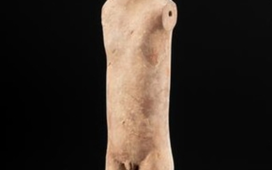 Chinese Han Dynasty Terracotta Guardian Figure