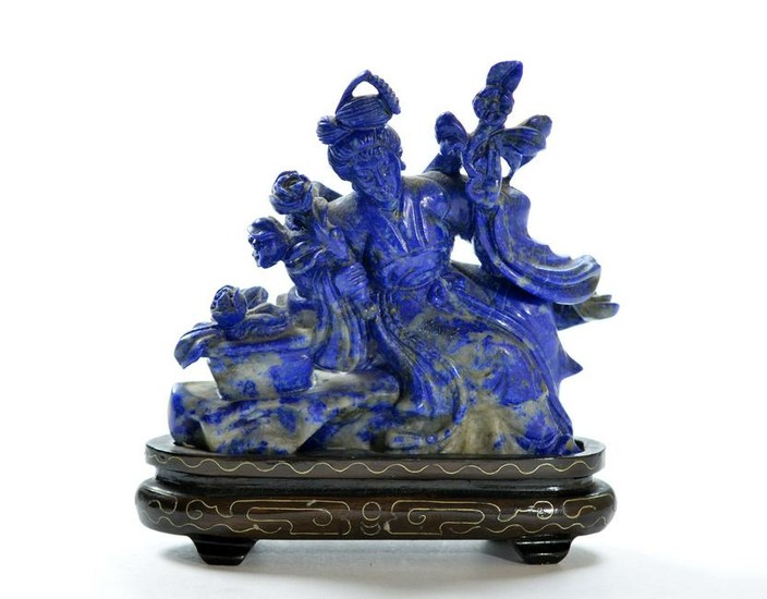 Chinese Lapis Lazuli Court Lady