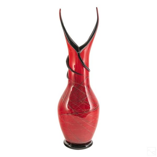 Christopher Morrison Modern Studio Art Glass Vase