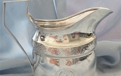 Creamer - .925 silver - U.K. - Late 18th century