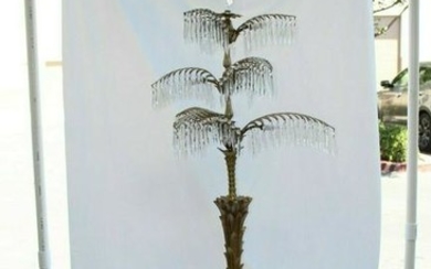 Crystal Palm tree floor lamp
