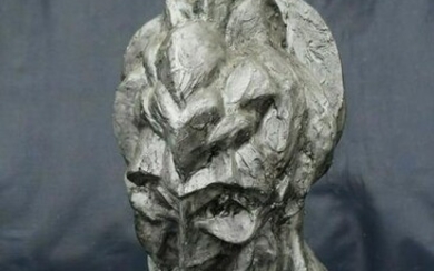 Cubist , Sculpture of Lady's Head Style of Picasso Cold