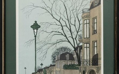 DENIS PAUL NOYER (France, b. 1940), Parisian street