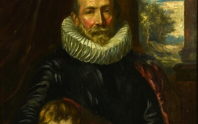 Da Anton Van Dyck RITRATTO DI GENTILUOMO, JOANNES WOVERIUS, CON SUO FIGLIO...