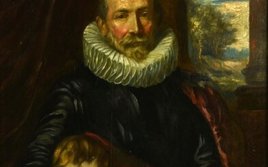Da Anton Van Dyck RITRATTO DI GENTILUOMO, JOANNES WOVERIUS, CON SUO FIGLIO...
