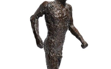 Dame Elisabeth Frink CH DBE RA, British 1930–1993 - Walking Man, 1989; bronze, signed and numbered on base 'Frink 6/8', 53.3(H) x 17.8(W) x 29.5(D) including base (ARR) Provenance: Lumley Cazelet Ltd, London; private collection, purchased from the...