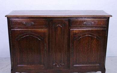 Dark Oak Country French Style Server / Sideboard
