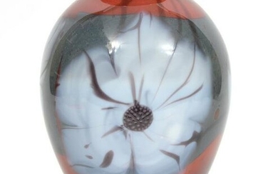David Smallhouse Art Glass Vase 2001
