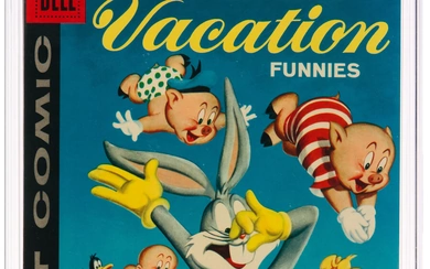 Dell Giant Comics: Bugs Bunny Vacation Funnies #8 File...