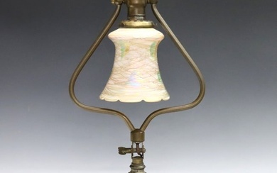Desk Lamp with Quezal Shade