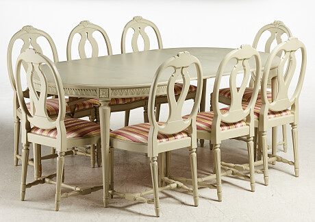 Dining room group Gustavian style Matsalsgrupp gustaviansk stil