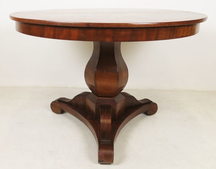 Dining table - Biedermeier - Cuba mahogany - Approx. 1850