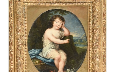 ÉCOLE FRANCAISE début XVIIIè. « Portrait du Duc du Maine, fils de Louis XIV et...