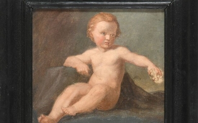 ELLEN RIEDER Maria. (1791-1863). (Attribué à). « Portrait d’enfant ». Huile sur toile. Cadre en...