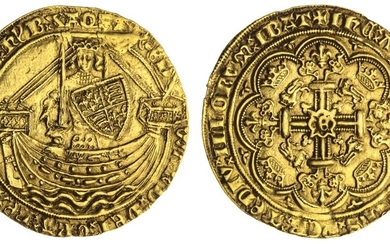 Edward III (1327-1377), Fourth Coinage, Treaty Period, Noble, 1363-1369, Regular Series A, London