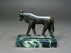 Egyptian Bronze Apis Bull Statue